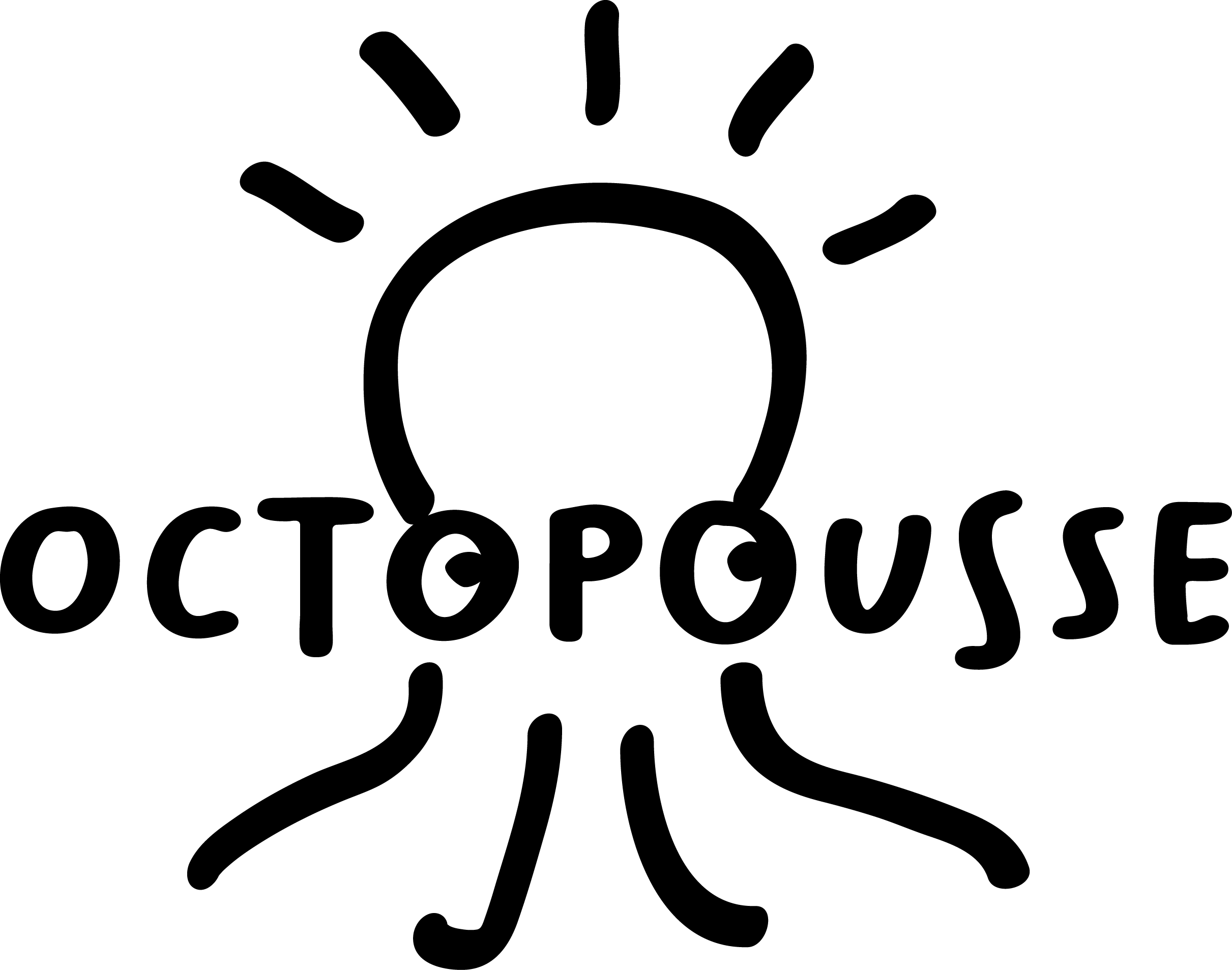 logo octopousse noir